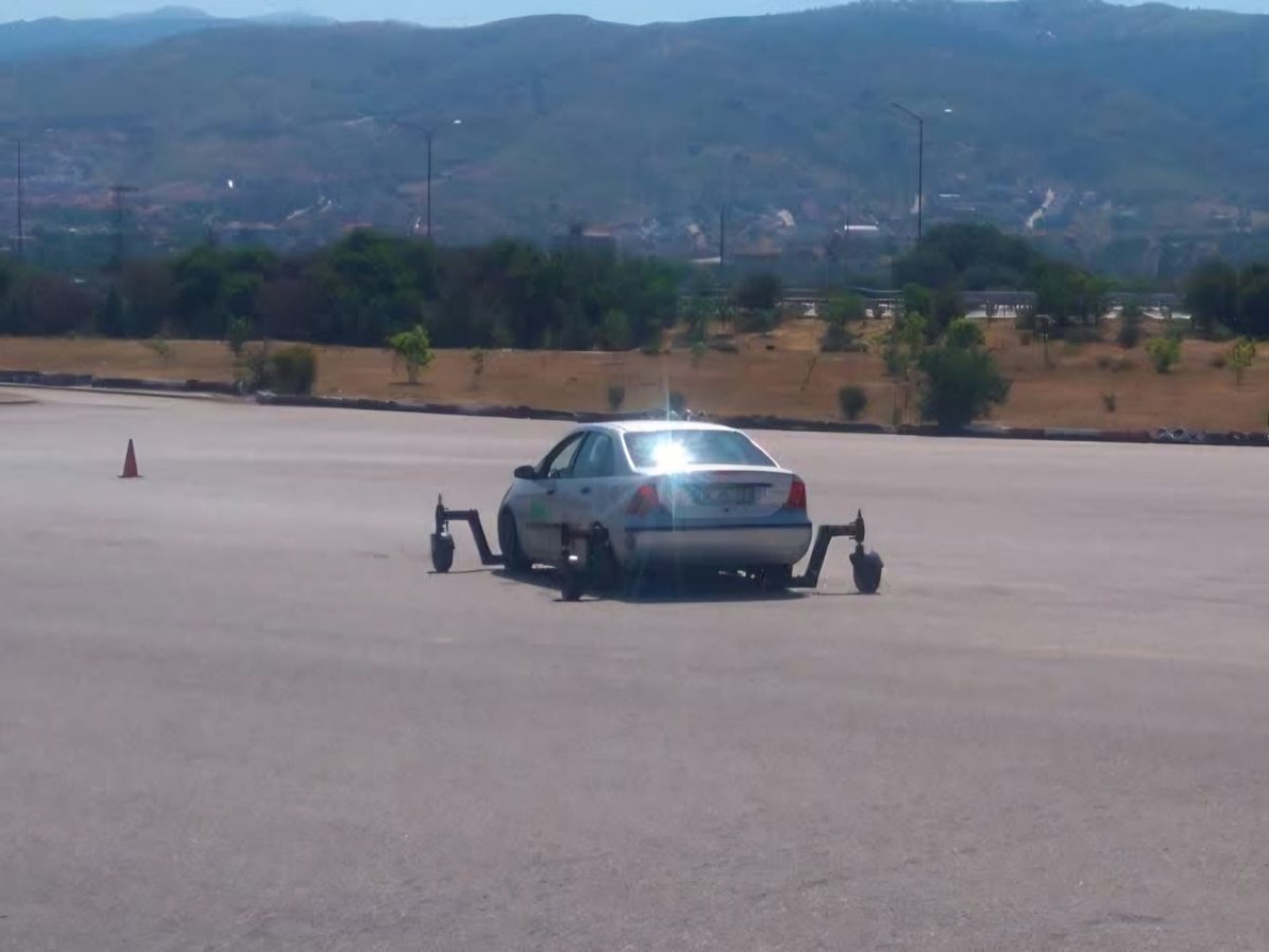 Scid Car ile araç hakimiyeti çalışması, pist görünümü